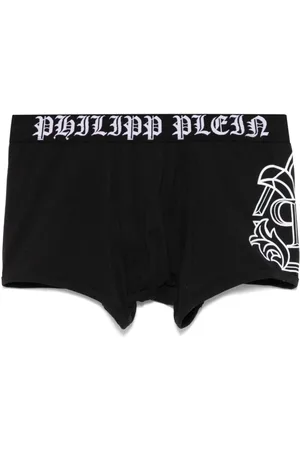 Philipp Plein Bóxer con logo estampado