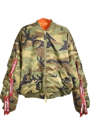 Vetements Chamarra capitonada con diseño reversible