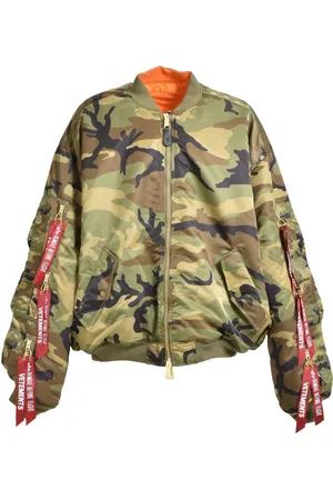 Vetements Chamarra capitonada con diseño reversible