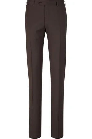 CANALI Pantalones con dobladillo vuelto