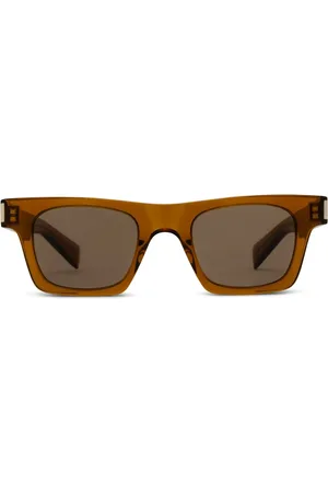 Saint Laurent Lentes de sol con logo estampado