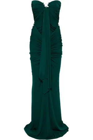 CHRISTOPHER ESBER Vestido largo con detalle de gemas