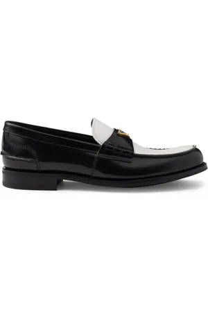 Prada Mocasines con diseño de dos tonos