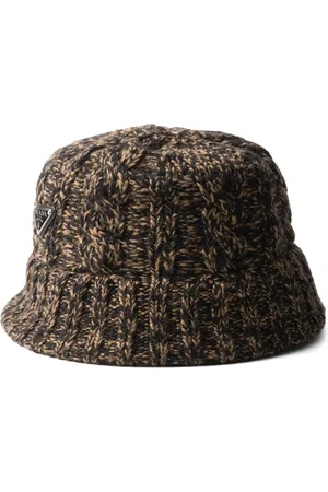 Prada Gorro de pescador con efecto melange