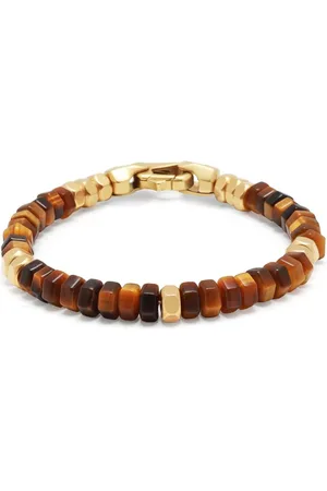 Nialaya Pulsera con motivo de ojo de tigre