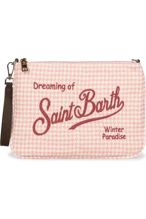MC2 SAINT BARTH Bolsa de mano con logo bordado