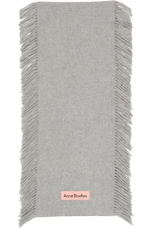 Acne Studios Mascada con flecos en el borde