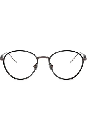 Brunello Cucinelli Lentes con armazón redonda