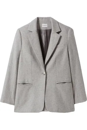 Claudie Pierlot Blazer con un botón y solapas de pico