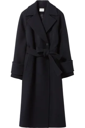 Claudie Pierlot Abrigo con doble botonadura y solapas de pico