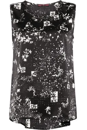 High Camiseta con estampado floral