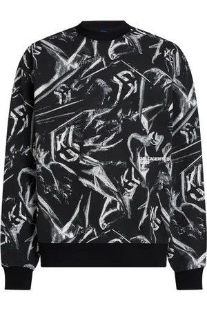 Karl Lagerfeld Sudadera con monograma gráfico