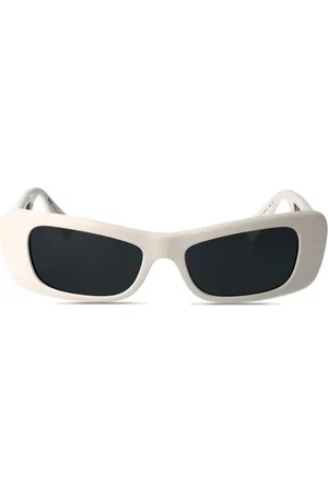 VERSACE Lentes de sol con armazón rectangular