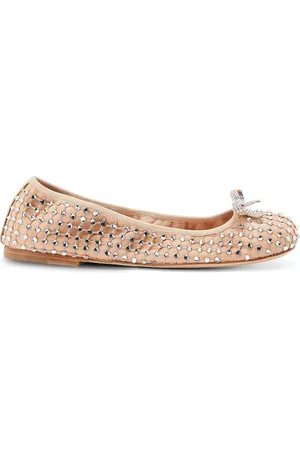RENE CAOVILLA Flats con detalles de strass