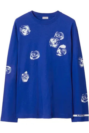 Burberry Playera con rosas estampadas