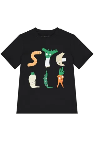 Stella McCartney Playera con logo estampado