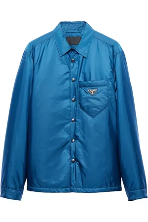 Prada Camisa con logo triangular