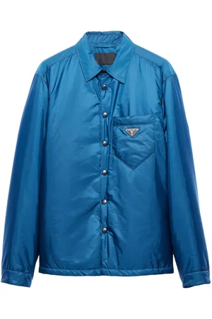 Prada Camisa con logo triangular