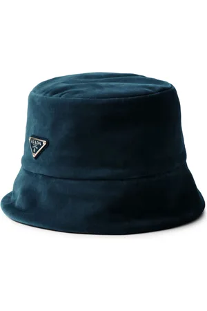 Prada Gorro de pescador de terciopelo