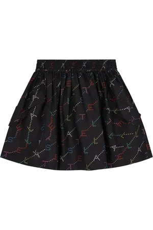 Stella McCartney Falda corta con logo estampado