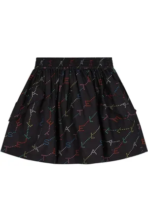 Stella McCartney Falda corta con logo estampado