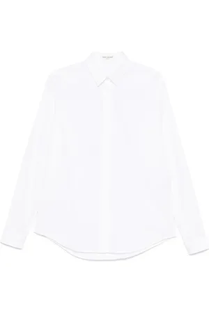 Saint Laurent Playera de algodón