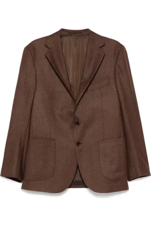 MAN ON THE BOON. Blazer con solapas de muesca y botones