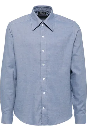 MAN ON THE BOON. Camisa manga larga con botones en el cuello