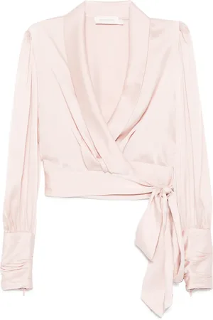 ZIMMERMANN Top de seda cruzado