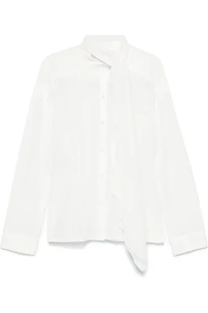 Serafini Camisa con aplique de mascada