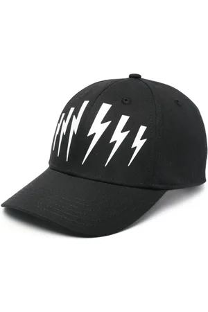 Neil Barrett Gorra con detalle Bolt en relieve