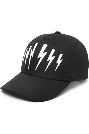 Neil Barrett Gorra con detalle Bolt en relieve