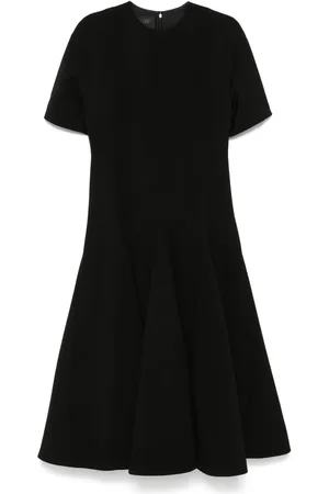 VALENTINO GARAVANI Vestido midi con diseño acampanado