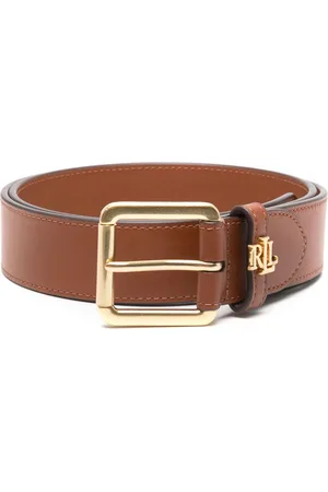 Ralph Lauren Cinturón con placa del logo