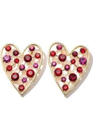 Carolina Herrera Aretes con detalles de cristal