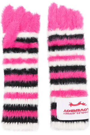 Charles Jeffrey Loverboy Guantes con motivo de rayas