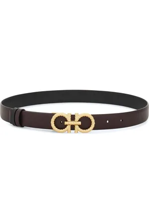 Salvatore Ferragamo Cinturón reversible con hebilla de Gancini