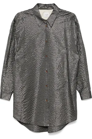 ALYSI Camisa de tejido seersucker