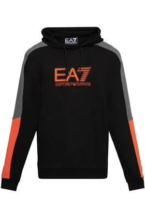 EA7 Hoodie con logo bordado