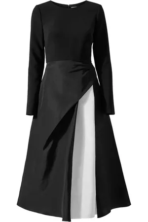Carolina Herrera Vestido midi con diseño a capas