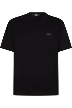 Karl Lagerfeld Playera con parche del logo