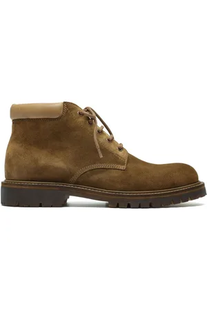 Officine creative Botas de gamuza con agujetas