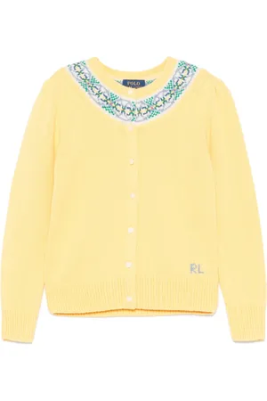 Ralph Lauren Cárdigan con motivo en intarsia