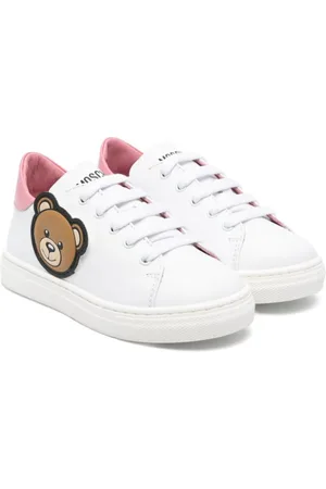 Moschino Tenis con parche Teddy Bear