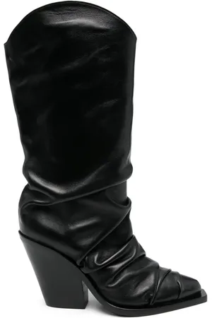 LE SILLA Botas con detalle fruncido y tacón de 105mm