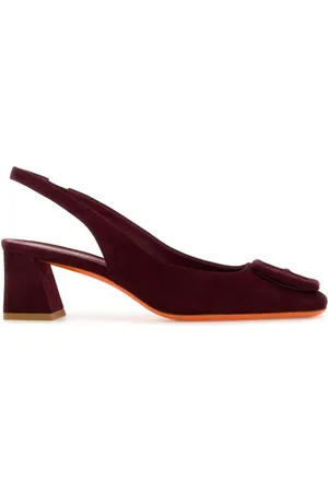 santoni Zapatillas de gamuza con tacón de 60mm