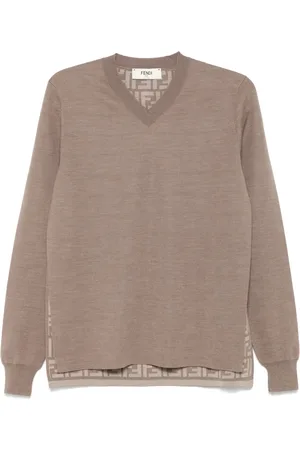 Fendi Suéter con cuello en V