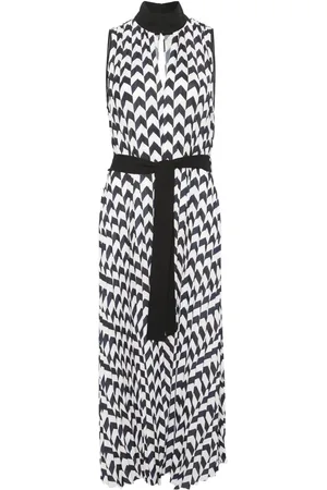 Karl Lagerfeld Vestido midi con diseño plisado