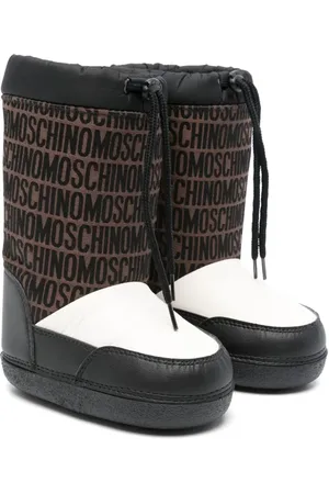Moschino Botas para nieve con logo en jacquard