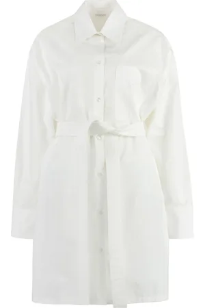 Sportmax Vestido camisero de popelina